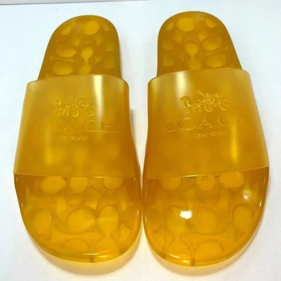 New COACH Buttercup Ulyssa Slides - Picture 2 of 7